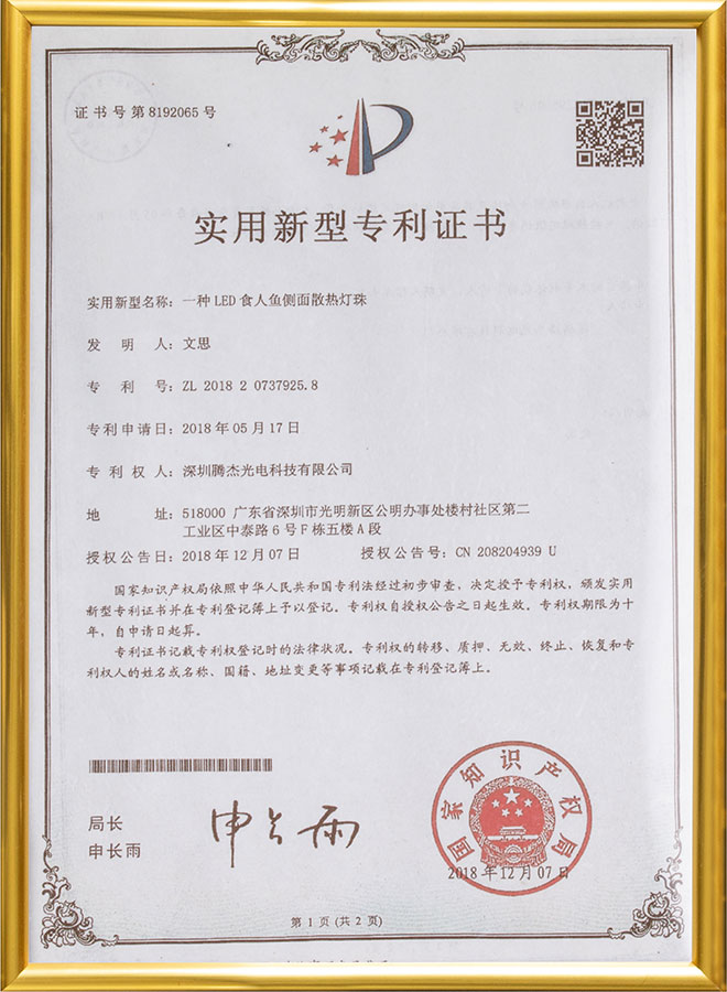 實用新型專利證書2