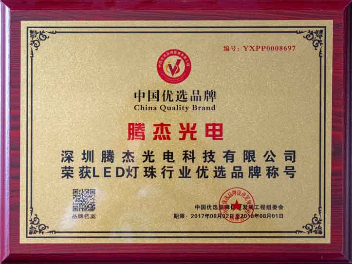 中國優選品牌